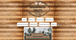 Desktop Screenshot of ainsworthmeats.com