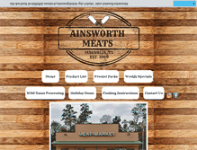 Tablet Screenshot of ainsworthmeats.com